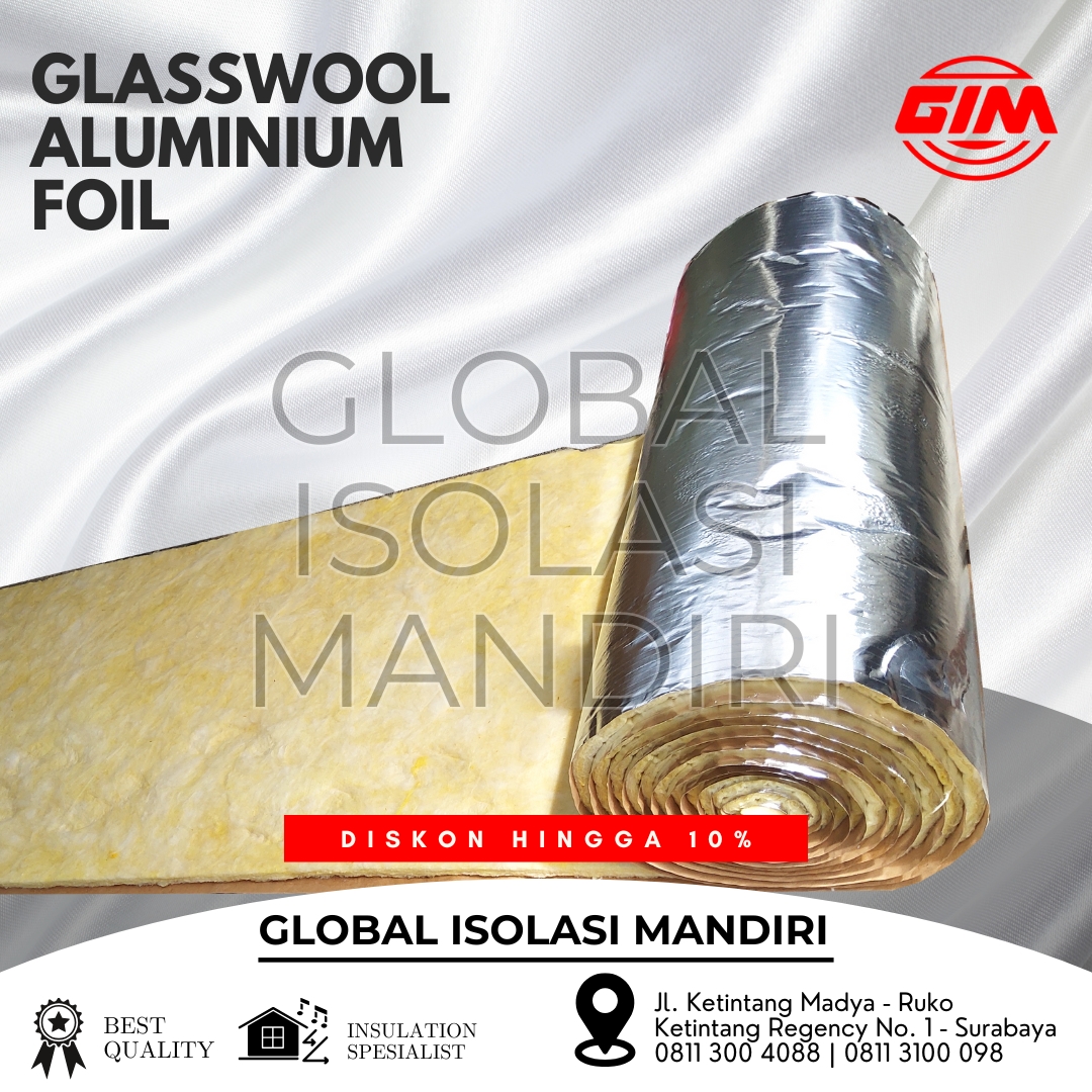 Glasswool Foil Soundproof