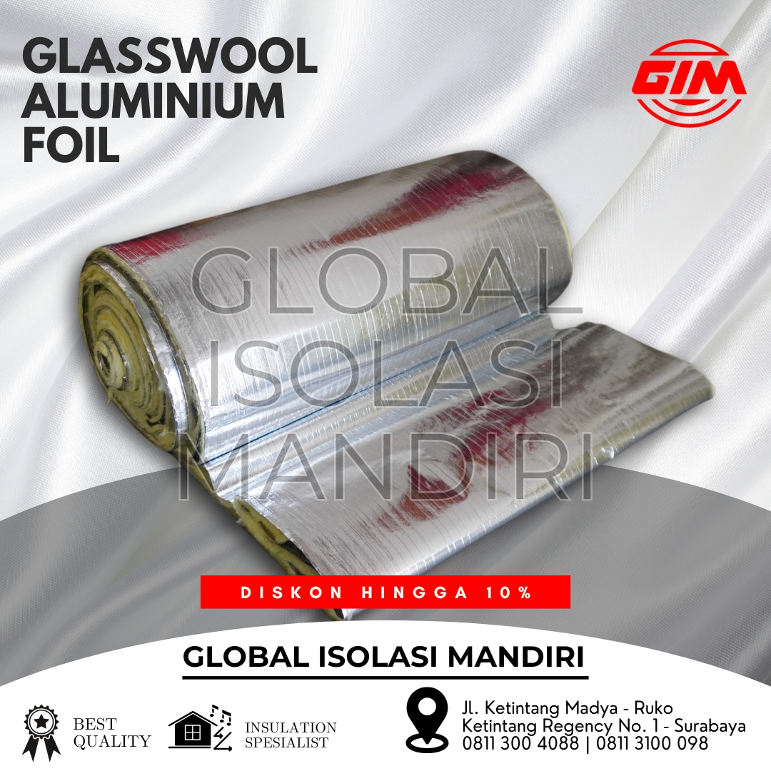 Glasswool Foil Soundproof