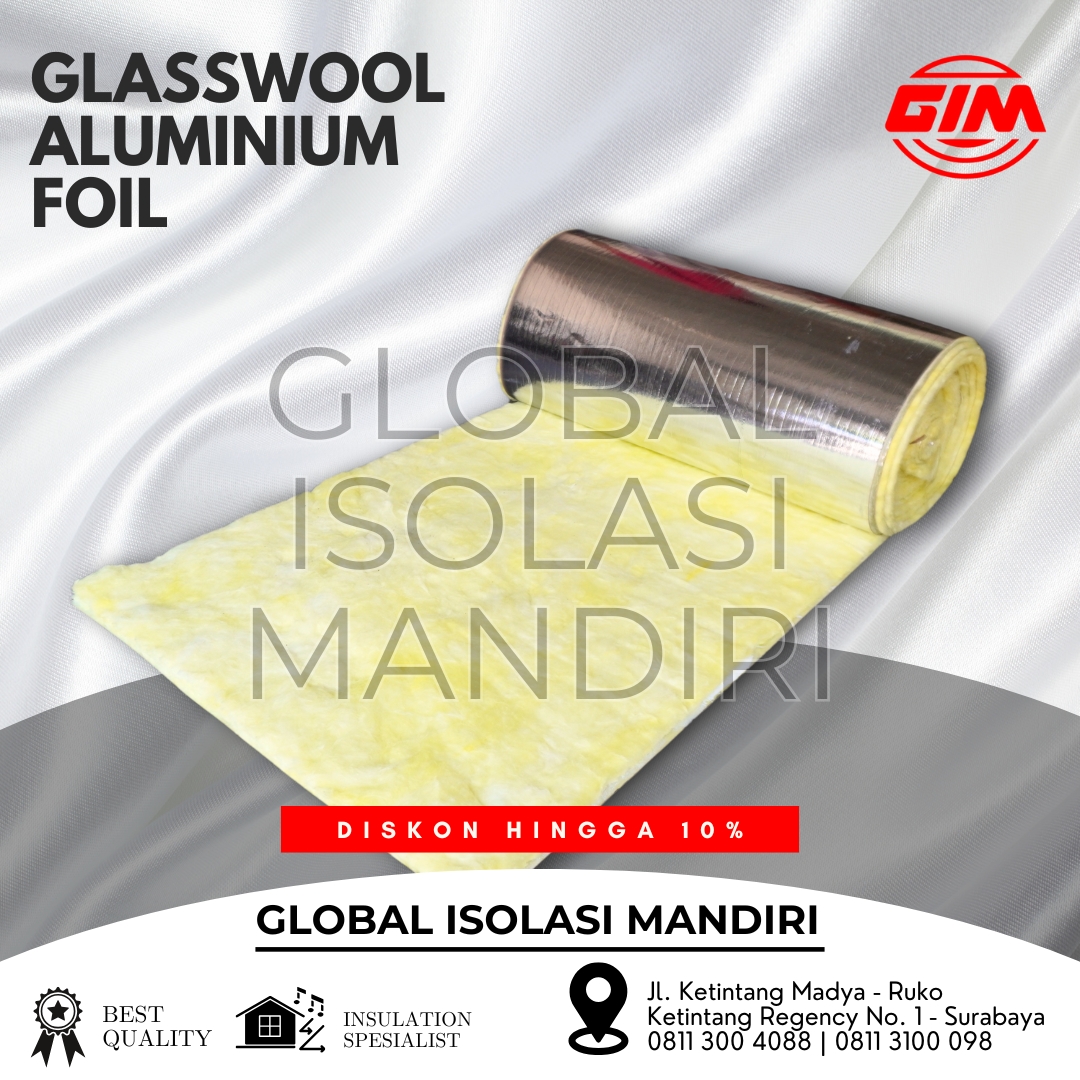 glasswool foil