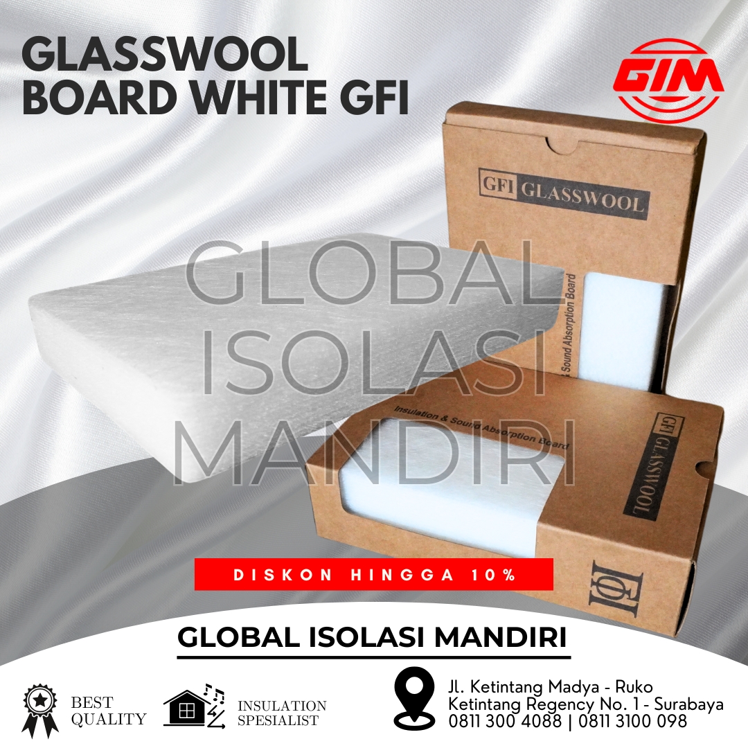 Glasswool Board White GFI